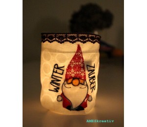 Stickserie - Winterzauber Wichtel Doodle